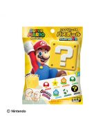 Sunart x SUPER MARIO Question Mark Cube Shaped Cartoon Toy Blind Box Bath Ball (7 Random Colors/Grapefruit Scent) 1 piece