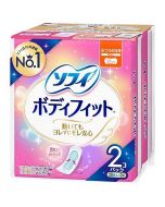 Unicharm Sofy Body Fit Instant Absorption Daily Sanitary Pads (21cm) 56 pieces/28 pieces*2 packs