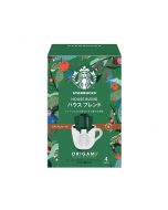STARBUCKS ORIGAMI House Blend Specially Selected Hand-Drip Coffee Powder (Medium Roast) 4 Bags