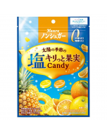[Nutritional Functional Food · Vitamin C] Kanro Dual Flavor Sugar-Free Salted Crispy Fruit Candy (Salted Pineapple Flavor and Salted Citrus Flavor) 70g