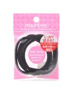 Chantilly Mapepe High Elasticity Hair Tie Rubber Band - Standard (Black) 4 pieces