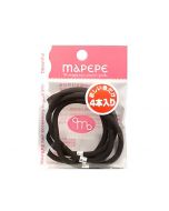 Chantilly Mapepe High Elasticity Hair Tie Rubber Band - Standard (Brown) 4 pieces