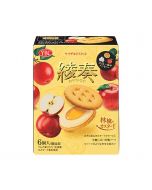 YBC AYAKANADE Custard Cream and Apple Jam Filled Cookies, 6 pieces