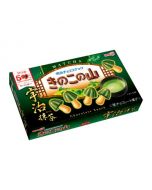 Meiji Mushroom Mountain Uji Matcha Chocolate Mushroom Cookies 64g
