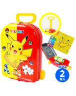 LOTTE x Pokémon Pikachu Suitcase-Shaped Assorted Candy and Snack Gift Box (Includes 48g Koala Chocolate Filled Biscuits & 9 xylitol Chewing Gum Sticks/Bar) 1 Set