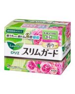 KAO Laurier Instant Absorbent Dry Ultra-Thin Daytime Sanitary Napkins with Wings - Sweet Rose Scent (20.5cm) 26 Pieces