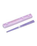 OSK x Sanrio Hello Kitty Portable Sliding Lid Chopsticks Set - Ribbon Pattern (Includes 16.5cm Long Chopsticks) 1 Set