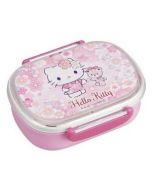OSK x Sanrio Hello Kitty Single-Layer Antibacterial Bento Box - Cherry Blossom Pattern (Includes 2 Inner Boxes) 360ml