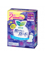 Kao Laurier Instant Absorption Leak Prevention Overnight Sanitary Napkins with Wings (Large Capacity Pack) 30cm*18 pads