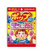 FUJIYA — Dual-Texture Lollipop-Shaped Soft Candies (Chewy Grape & Soft Strawberry) — 54g