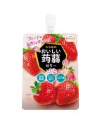Tarami Konjac Juice Jelly (Strawberry Flavor) — Contains Dietary Fiber and Glucose — 150g