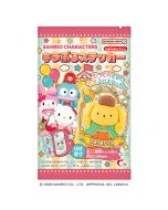 Heart x Sanrio Characters KIRAPURU Realistic Sticker & Snack Set (1 random sticker + 1 apple soda-flavored gum) - 1 pack