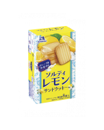 Morinaga Rock Salt & Lemon Cream Sandwich Cookies - 8 pieces