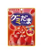 UHA Mikakuto Gummy-Filled Candy Balls (Strawberry Flavor) - 55g