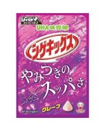 UHA Mikakuto Shigekix Super Sour Hard Gummy Candy (Grape Flavor / Sourness Level 3) 20g