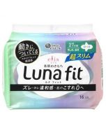 Elleair elis Luna Fit Ultra Thin Heavy Flow Dry & Quick-Absorb Day Use Sanitary Pads With Wings (27cm) 16 pcs