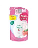 Kracie Naive Moisturizing Liquid Body Wash with Peach Leaf Extract – Refill (Peach Soap Scent) 360ml