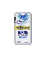 Asahi MINTIA BREEZE Long-Lasting Cooling Large Mint Tablets (Crystal Silver / Intense, Long-Lasting Freshness) – 30 Pieces