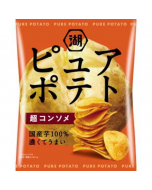 KOIKEYA PURE POTATO Thick-Cut Potato Chips (Super Consommé Flavor) 52g