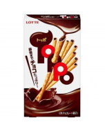 LOTTE Toppo Chocolate-Filled Biscuit Sticks (72g / 2 packs of 36g)
