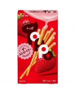 LOTTE Toppo Strawberry Chocolate-Filled Biscuit Sticks (72g / 2 packs of 36g)
