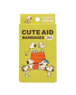 Santan x PEANUTS Snoopy Cartoon Pattern Band-Aid 18 pieces