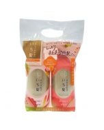 KRACIE ICHIKAMI Intensive Double Moisturizing Shampoo and Conditioner Set - Sweet Almond & Cherry Blossom Scent (Shampoo 450ml + Conditioner 450g)