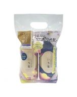 KRACIE ICHIKAMI Post-Color Damage Repair and Color Protection Shampoo and Conditioner Set - Lemon Blossom and Cherry Blossom Scent (Shampoo 450ml + Conditioner 450g)