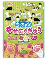 Senjakuame Tiny Happiness Cat's Paws Gummy Grape & Apple Flavor 80g