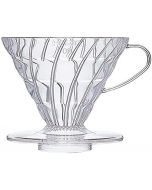 Hario V60 Plastic Coffee Dripper, Size 02, Clear
