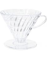 Hario V60 Plastic Coffee Dripper, Size 03, Clear