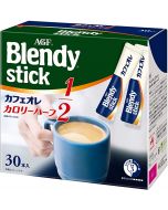 AGF Blendy Stick Cafe Au Lait Half Calorie (0.26oz X 30pcs)