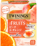 Kataoka Twinings The Fruit Peach & Orange 10P