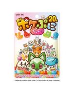 LOTTE x Pokémon Assorted Fruit Gummy Candy (Mandarin Orange, Apple, Muscat Grape, Lychee Flavors) 80g