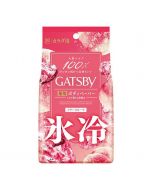 MANDOM GATSBY Ice-Type Deodorant Body Paper Freeze Peach Scent 30 Sheets