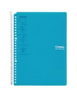 KOKUYO Campus Binder (Smart Ring 60) PP Cover B5 Vertical 26 Holes Blue Green 10 sheets