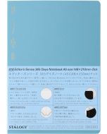 STALOGY 365 Days Notebook Dot A5 Blue 1pc