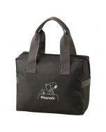 OSK PEANUTS Snoopy Black Lunch Bag Washable Mini Tote Bag 