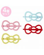 Japan Sanrio Hello Kitty Colorful Hairpin Ribbon 4pcs