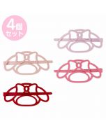 Japan Sanrio My Melody Colorful Hairpin Face 4pcs