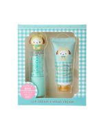 Japan Sanrio Pochacco Motif Lip Balm & Hand Cream Set 3.8g + 20g