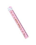 Japan Sanrio Hello Kitty Slim Ruler with Mascot 15cm