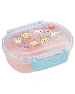 Skater x Mickey Friends Antibacterial Fluffy Tight Lunch Box Oval 360ml 