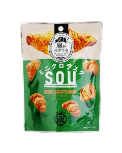 SOU Mini Croissant Rusk 30g (Garlic Flavor) 