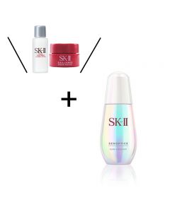 SK-II Genoptics Aura Essence (Japan Domestic Version) -75ml (Gift with RNA Facial Cream 2.5ml + Facial Treatment Essence 10ml)($20 value)