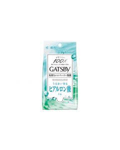GATSBY Facial Paper Face Wash Moist Type 42 sheets