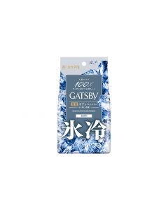 GATSBY Ice Deodorant Body Paper Unscented 30 sheets