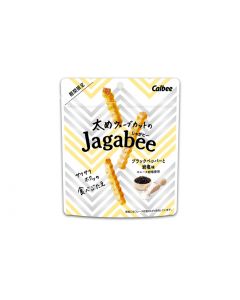 「Limited Edition」Calbee Thick Wave Cut Jagabee Black Pepper & Rock Salt Flavor Potato Stick 35g