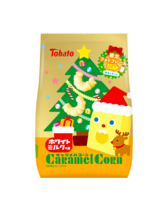 「Christmas Limited Edition」Tohato Caramel Corn Snack White Milk Flavor 65g