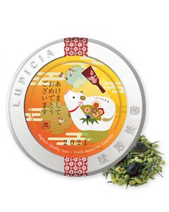LUPICIA Matcha Black Soybean Rice Tea 50g limited tin